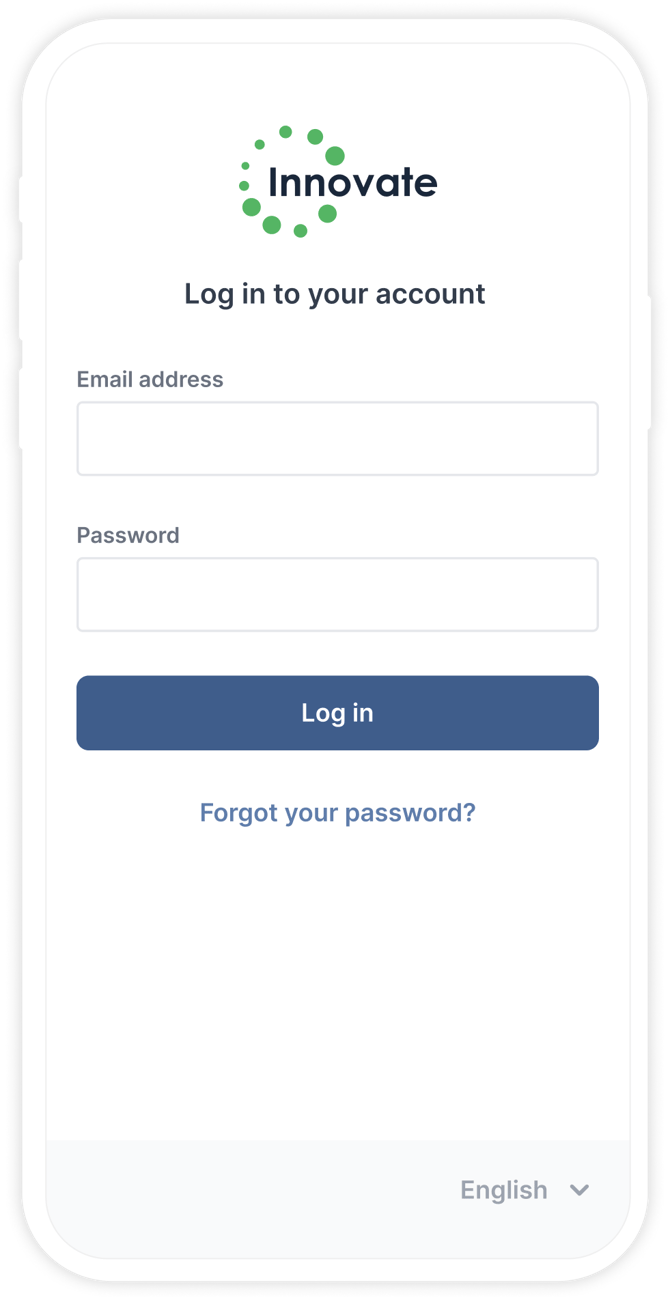 Example_Login screen