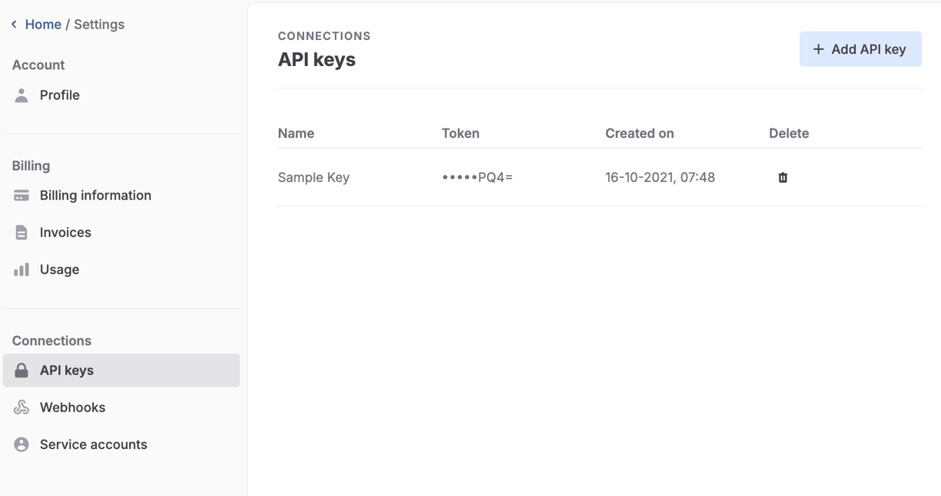 How to Create an API key | MoreApp