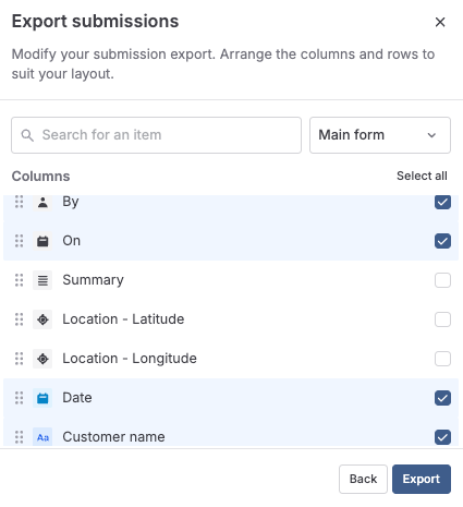 export-selected-columns-submission