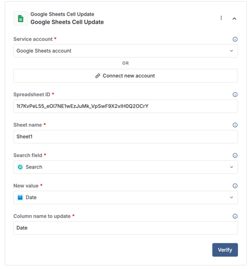 google-sheet-update-integration-date