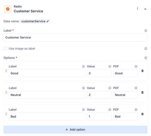 radio-calculation-values