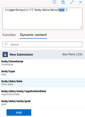 outputs-dynamic-expression-power-automate