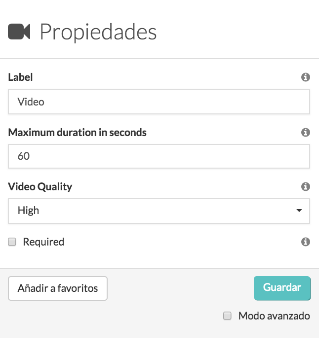 Configura el widget-Video MoreApp